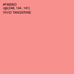 #F8908D - Vivid Tangerine Color Image